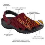 personalized-minnesota-golden-gophers-contrasting-stripes-clogs-best-selling