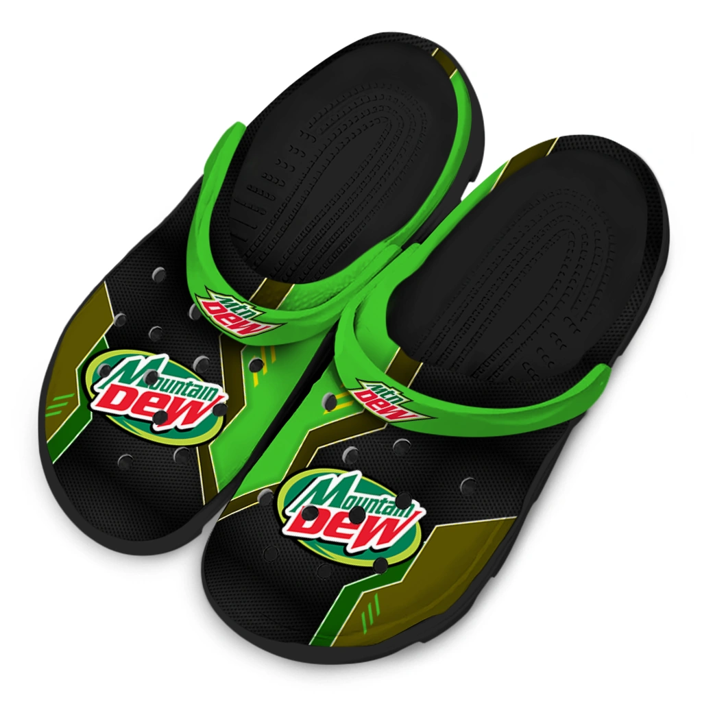personalized-mountain-dew-label-green-black-clogs-latest-model-hey-clogs.webp