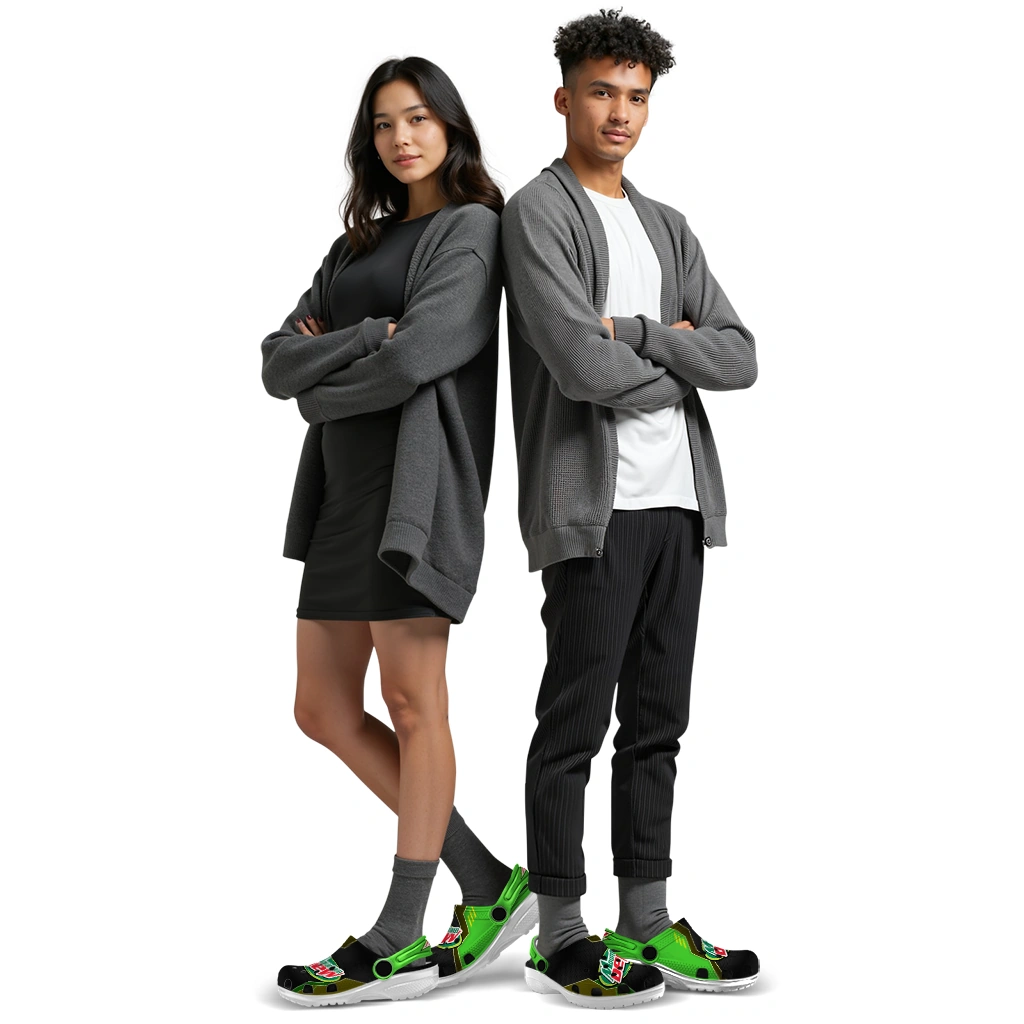 personalized-mountain-dew-label-green-black-clogs-top-rated-hey-clogs.webp