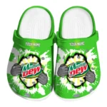 personalized-mountain-dew-splash-green-white-clogs-best-selling-hey-clogs.webp
