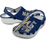 personalized-navy-midshipmen-contrasting-stripes-clogs-best-selling