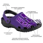 personalized-northwestern-wildcats-contrasting-stripes-clogs-best-selling
