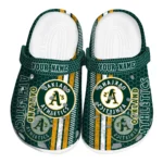 personalized-oakland-athletics-contrasting-stripes-clogs-best-selling