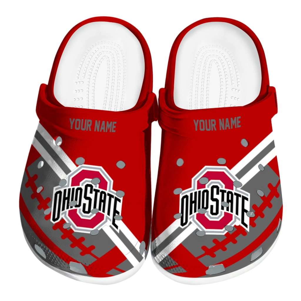 personalized-ohio-state-buckeyes-football-motif-clogs-best-selling personalized ohio state buckeyes football motif clogs best selling