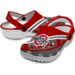 personalized-ohio-state-buckeyes-football-motif-clogs-best-selling