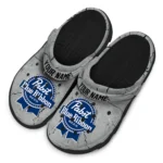 personalized-pabst-blue-ribbon-cracked-concrete-gray-blue-clogs-best-selling-hey-clogs.webp
