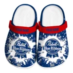 personalized-pabst-blue-ribbon-strokes-blue-white-clogs-best-selling-hey-clogs.webp