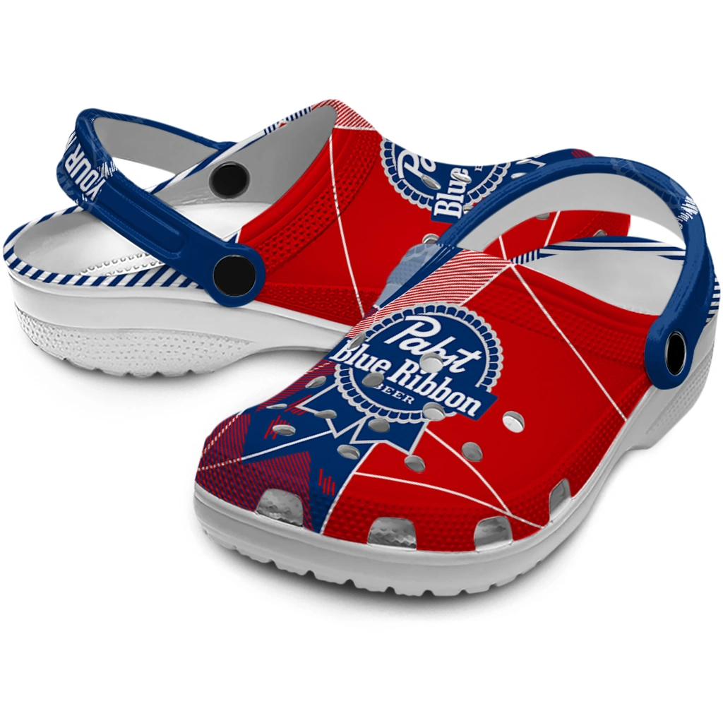 personalized-pabst-blue-ribbon-triangles-red-blue-clogs-high-quality-hey-clogs.webp