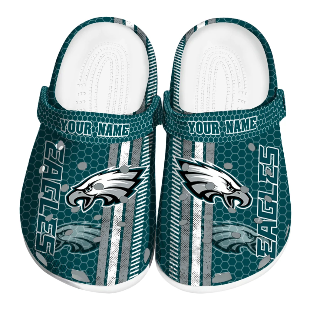 personalized-philadelphia-eagles-contrasting-stripes-clogs-best-selling personalized philadelphia eagles contrasting stripes clogs best selling