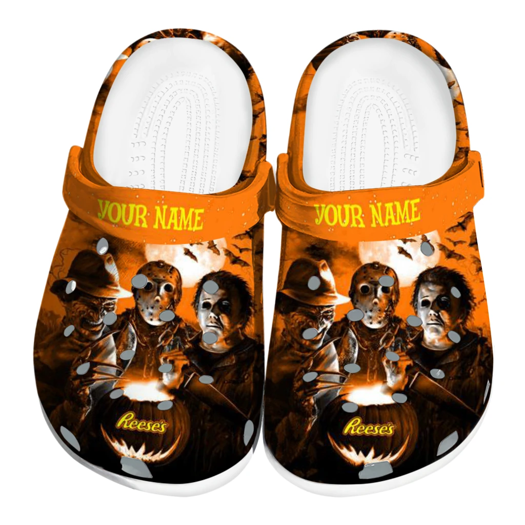 personalized-reeses-horror-faces-orange-black-clogs-best-selling-hey-clogs.webp personalized reeses horror faces orange black clogs best selling hey clogs