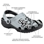 personalized-san-antonio-spurs-contrasting-stripes-clogs-best-selling