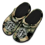 personalized-starbucks-camouflage-green-brown-clogs-best-selling-hey-clogs.webp