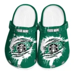 personalized-starbucks-claw-effect-green-white-clogs-best-selling-hey-clogs.webp
