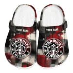 personalized-starbucks-grunge-red-black-clogs-best-selling-hey-clogs.webp