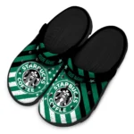 personalized-starbucks-siren-emblem-green-black-clogs-best-selling-hey-clogs.webp