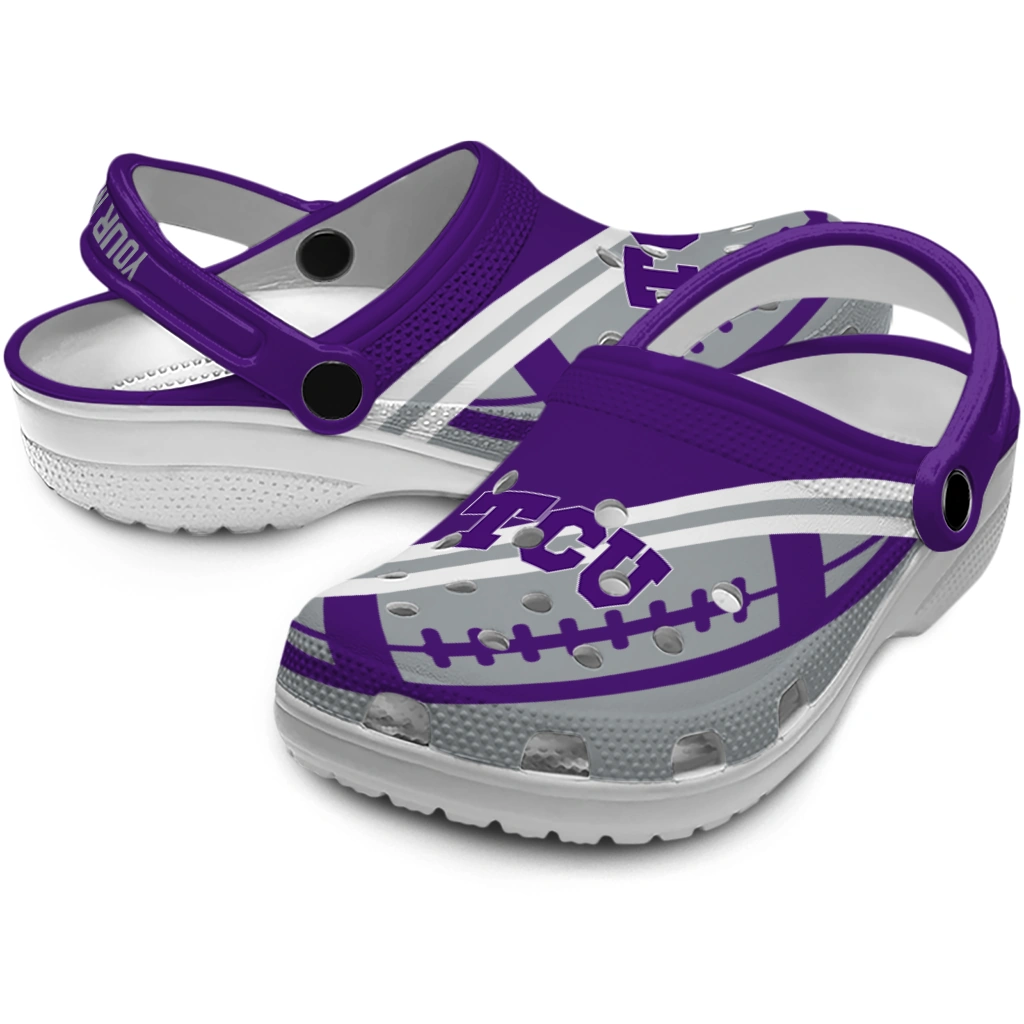 personalized-tcu-horned-frogs-football-motif-clogs-high-quality