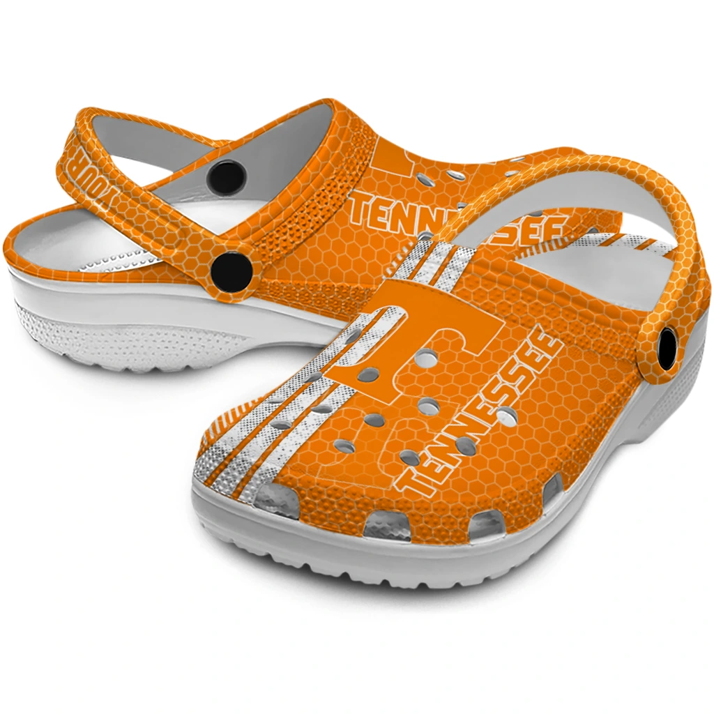 personalized-tennessee-volunteers-contrasting-stripes-clogs-high-quality