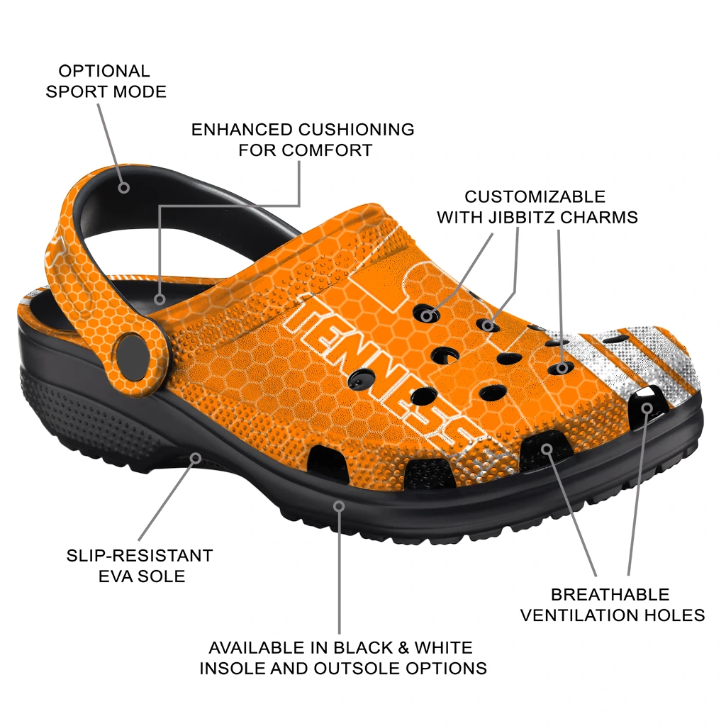 personalized-tennessee-volunteers-contrasting-stripes-clogs-new-arrival