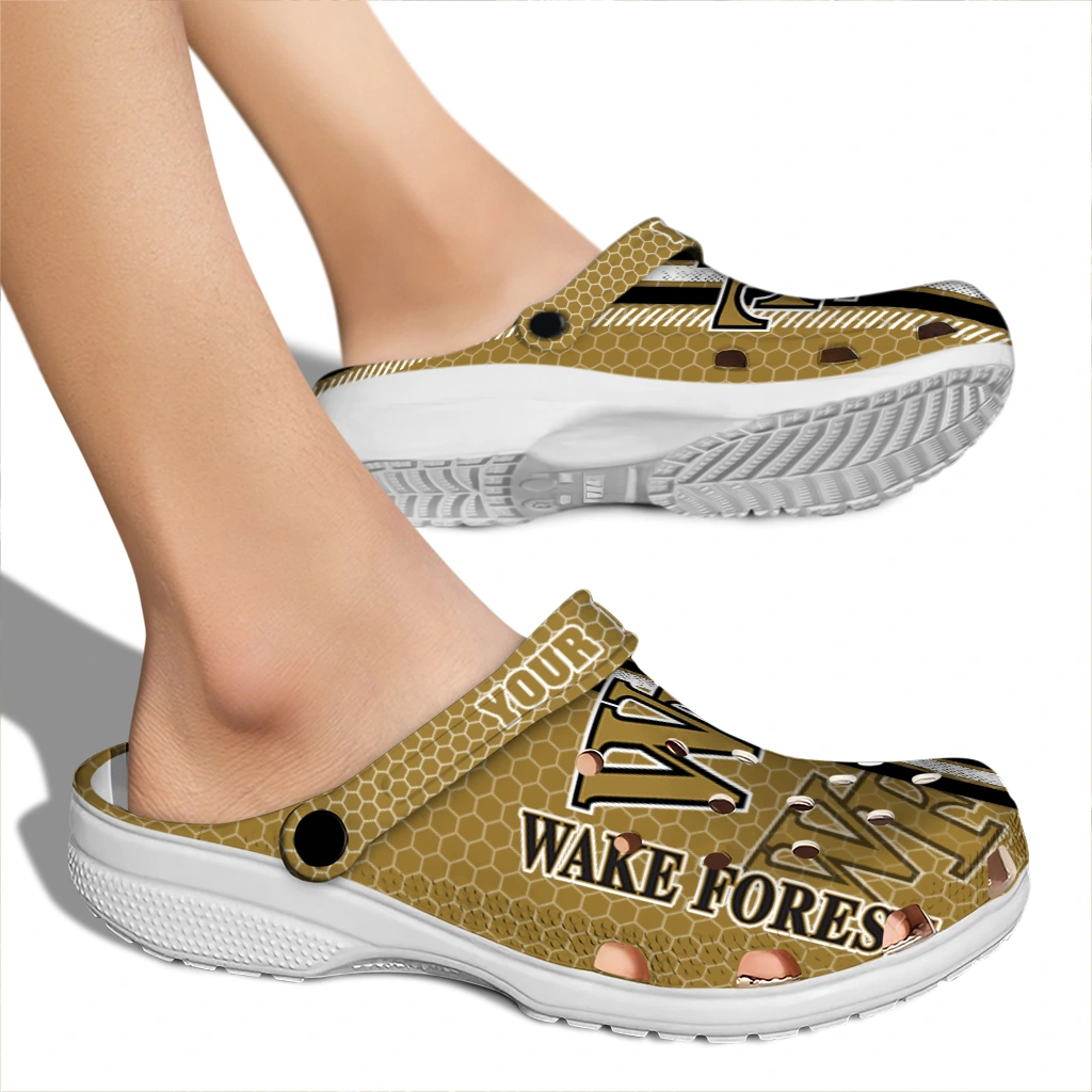 personalized-wake-forest-demon-deacons-contrasting-stripes-clogs-fashion-forward