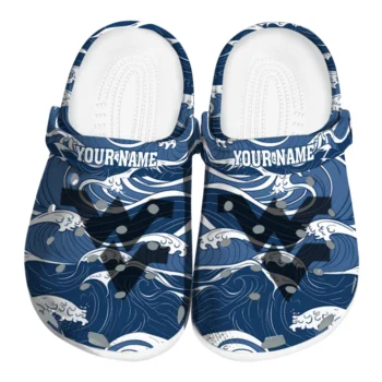 Personalized West Virginia Mountaineers Wave Flow Clogs