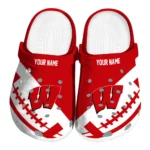 personalized-wisconsin-badgers-football-motif-clogs-best-selling
