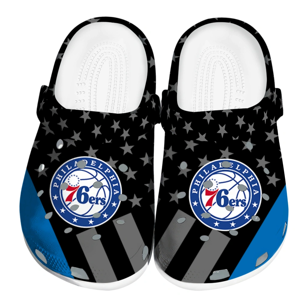 philadelphia-76ers-stellar-stripes-theme-clogs-best-selling philadelphia 76ers stellar stripes theme clogs best selling