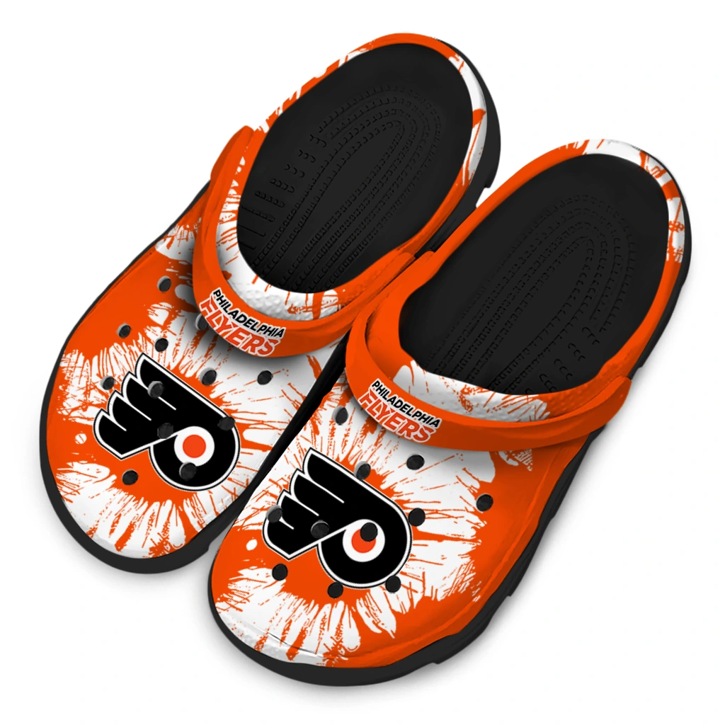 philadelphia-flyers-splatter-graphics-clogs-latest-model