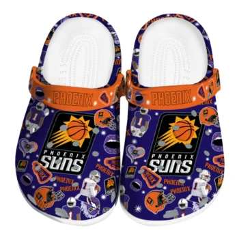 Phoenix Suns Football Icons Clogs