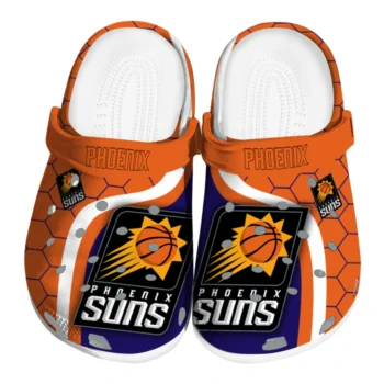 Phoenix Suns Hexagon Grid Clogs