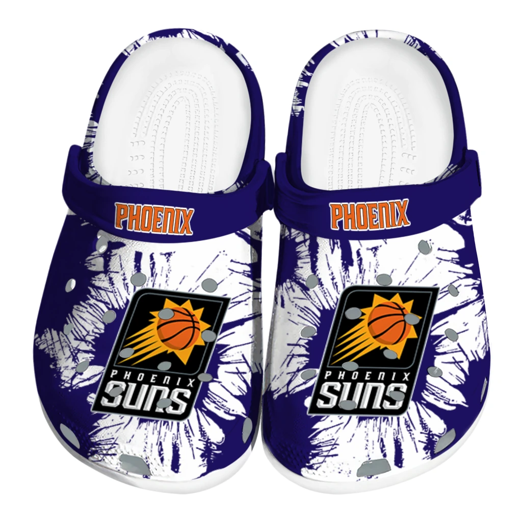 phoenix-suns-splatter-graphics-clogs-best-selling phoenix suns splatter graphics clogs best selling