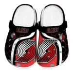 portland-trail-blazers-hexagon-grid-clogs-best-selling