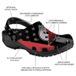 portland-trail-blazers-stellar-stripes-theme-clogs-best-selling