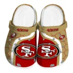 san-francisco-49ers-hexagon-grid-clogs-best-selling