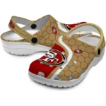 san-francisco-49ers-hexagon-grid-clogs-best-selling