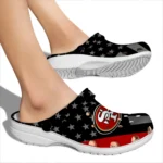 san-francisco-49ers-stellar-stripes-theme-clogs-best-selling