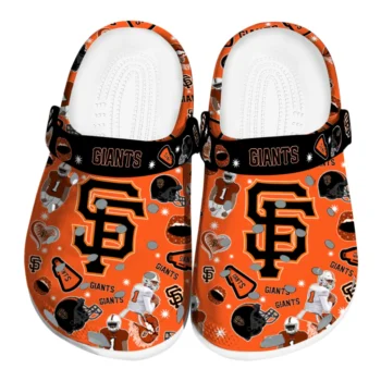 San Francisco Giants Football Icons Clogs
