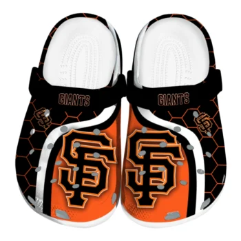 San Francisco Giants Hexagon Grid Clogs