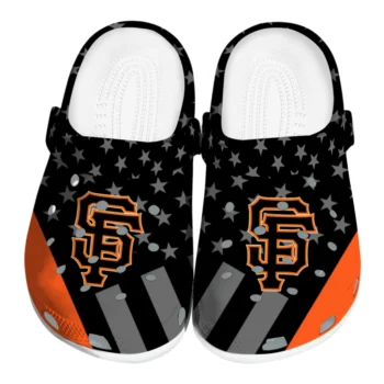 San Francisco Giants Stellar Stripes Theme Clogs