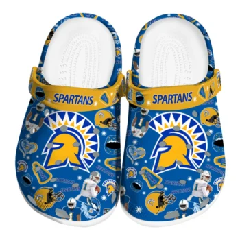 San Jose State Spartans Football Icons Clogs