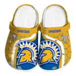 san-jose-state-spartans-hexagon-grid-clogs-best-selling