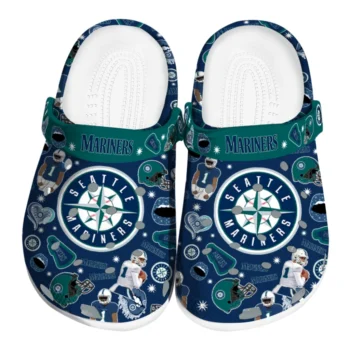 Seattle Mariners Football Icons Clogs