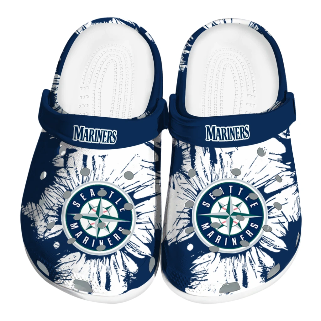 seattle-mariners-splatter-graphics-clogs-best-selling seattle mariners splatter graphics clogs best selling