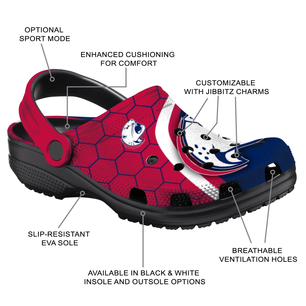 south-alabama-jaguars-hexagon-grid-clogs-new-arrival