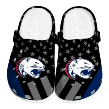 South Alabama Jaguars Stellar Stripes Theme Clogs