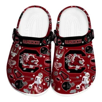 South Carolina Gamecocks Football Icons Clogs