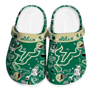 South Florida Bulls Football Icons Clogs