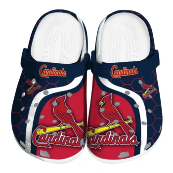 St. Louis Cardinals Hexagon Grid Clogs