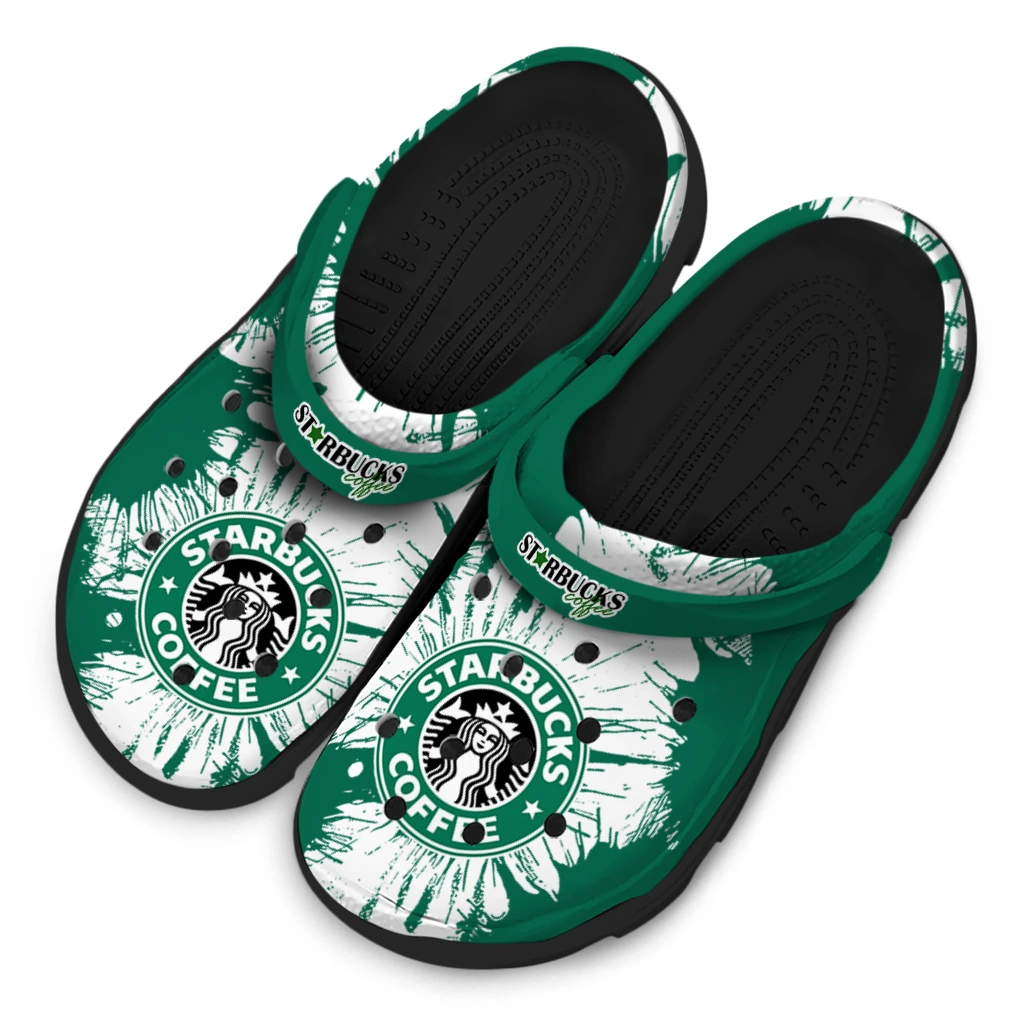 starbucks-coffee-burst-green-white-clogs-latest-model-hey-clogs.webp