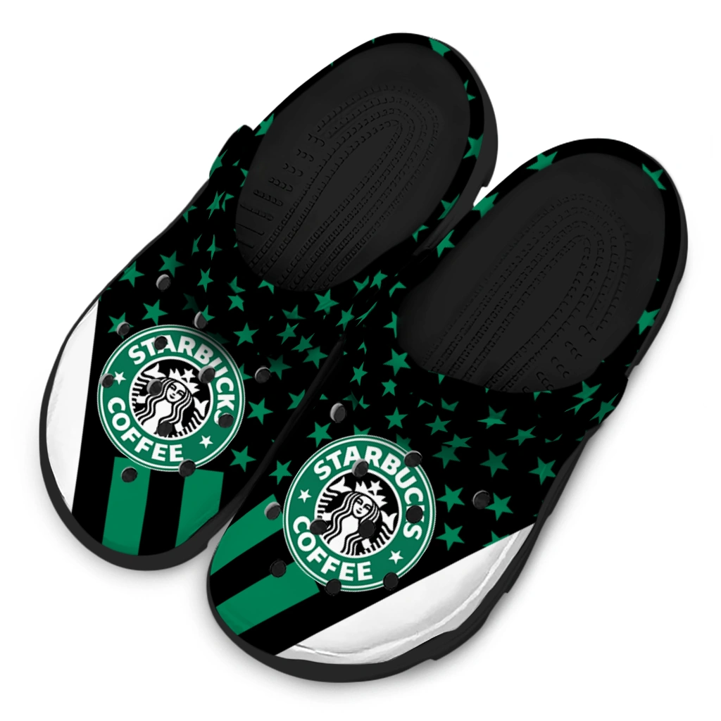 starbucks-green-star-black-green-clogs-latest-model-hey-clogs.webp
