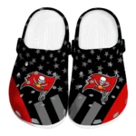 tampa-bay-buccaneers-stellar-stripes-theme-clogs-best-selling